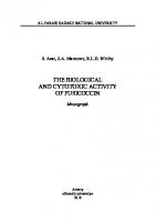 The biological and cytotoxic activity of fusicoccin: monograph
 9786010438347