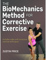 The biomechanics method for corrective exercise
 9781492545668, 149254566X