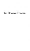 The Book of Numbers: A Critique of Genesis
 9780300183320