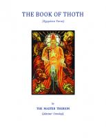 The Book of Thoth (Egyptian Tarot) [Paperback ed.]
 0877282684, 9780877282686