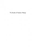 The burden of southern history
 9780807118948, 9780807118917