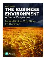 The Business Environment [8th ed]
 9781292174372, 1292174374, 9781292174358