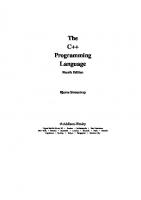 The C++ Programming Language [Fourth Edition]
 9780321563842, 0321563840, 2013002159