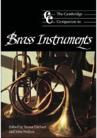The Cambridge companion to brass instruments
 9780521563437, 0521563437, 9780521565226, 0521565227