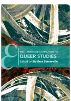 The Cambridge Companion to Queer Studies
 9781108699396