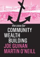 The Case for Community Wealth Building [Kindle edition]