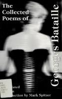The Collected Poems of Georges Bataille
 9780802313256, 9780802313249