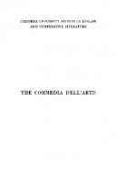 The Commedia Dell’Arte: A Study in Italian Popular Comedy
 9780231892667