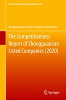 The Competitiveness Report of Zhongguancun Listed Companies (2020) (Current Chinese Economic Report Series)
 9813369078, 9789813369078