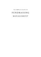 The complete guide to fundraising management [Fourth edition]
 9781119289371, 1119289378