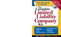 The Complete Limited Liability Company Kit [1 ed.]
 9781572484986