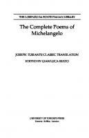 The Complete Poems of Michelangelo: Joseph Tusiani's Classic Translation
 9781487543648