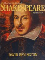 The Complete Works of Shakespeare [5 (corrected)]
 032109333X, 2003045975