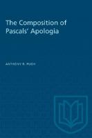 The Composition of Pascals' Apologia
 9781487579678