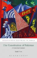 The Constitution of Pakistan: A Contextual Analysis (Constitutional Systems of the World)
 184946586X, 9781849465861