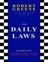 The Daily Laws: 366 Meditations on Power, Seduction, Mastery, Strategy, and Human Nature [1 ed.]
 2021016908, 2021016909, 9780593299210, 9780593299227, 9780593489369, 0593299213