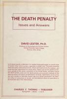 The Death Penalty: Issues and Answers