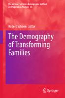 The Demography of Transforming Families (The Springer Series on Demographic Methods and Population Analysis, 56)
 3031296656, 9783031296659