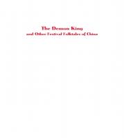 The Demon King and Other Festival Folktales of China
 9780824844226