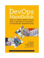 The DevOps Handbook: How to Create World-Class Agility, Reliability, and Security in Technology Organizations
 978-1942788003