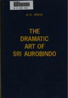 The Dramatic Art of Sri Aurobindo