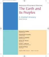 The Earth and Its Peoples: A Global History [Advanced Placement 3rd]
 0618427708, 9780618427703