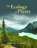 The Ecology of Plants [3rd Edition] [3 ed.]
 9781605358291, 9781605358307