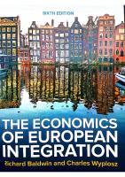 The Economics of European Integration [6 ed.]
 9781526847218