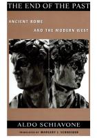 The End of the Past: Ancient Rome and the Modern West
 0674000625, 9780674000629