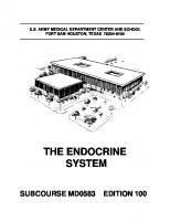 The Endocrine System MD0583 [100 ed.]
 2102214012