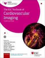 The ESC Textbook of Cardiovascular Imaging [3 ed.]
 0198849354, 9780198849353