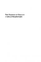 The Essence of Reality: A Defense of Philosophical Sufism
 9781479826216