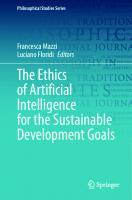 The Ethics of Artificial Intelligence for the Sustainable Development Goals
 3031211464, 9783031211461
