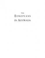 The Europeans in Australia: a history, Vol. 2
 9780195536423