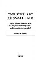 The fine art of small talk