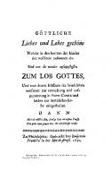The First Century of German Printing in America 1728-1830