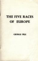 The Five Races of Europe