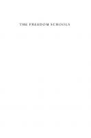 The Freedom Schools: Student Activists in the Mississippi Civil Rights Movement
 9780231541824