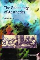 The Genealogy of Aesthetics
 0521811821