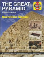 The Great Pyramid Operations Manual
 1785212168, 9781785212161