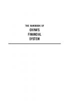 The Handbook of China's Financial System
 9780691205847
