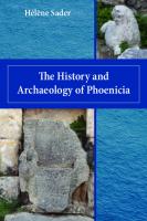 The History and Archaeology of Phoenicia (Archaeology and Biblical Studies, 25)
 1628372559, 9781628372557