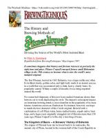 The History and Brewing Methods of Pilsner Urquell