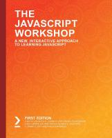 The JavaScript Workshop [1 ed.]
 9781838641917