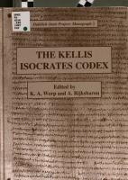The Kellis Isocrates Codex
 1900188430, 9781900188432