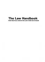 The law handbook : your practical guide to the law in New South Wales. [14th edition.]
 9780455238180, 0455238189