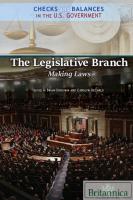 The Legislative Branch
 2017059716, 9781538301722