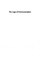 The Logic of Environmentalism: Anthropology, Ecology and Postcoloniality
 9781782381945