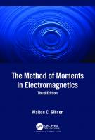 The Method of Moments in Electromagnetics [3 ed.]
 0367365065, 9780367365066