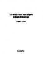 The Middle East from Empire to Sealed Identities
 9781474448963
